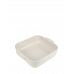Formă pătrată de copt, din ceramică, culoarea ecru, 28 cm, 60169, Appolia, Peugeot