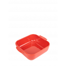 Квадратная форма для запекания, керамическая, 21 см , красный  цвет, 60213, Appolia, Peugeot