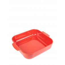 Square baking dish, 36 cm, red colour, 60138, Appolia, Peugeot