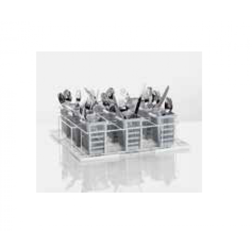 Wire mesh wash rack for installation of 9 cutlery containers, size L, 85 000 605, Winterhalter
