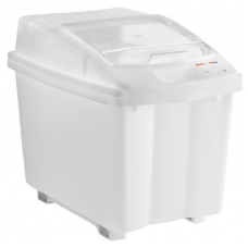 Container p/u faina cu capac si 4 roti (100 l.)