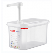 Диспенсер для соусов GN 1/4, 4,3 л с помпой 30 мл, 01358, Araven