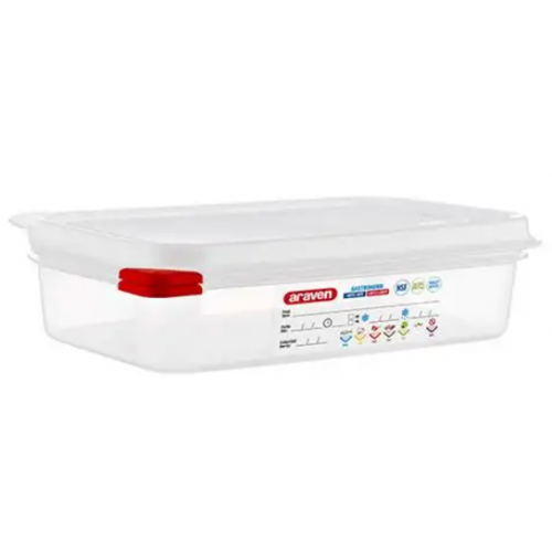 Container PP cu capac GN 1/4-65 (1,8 l.)