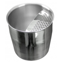 Cupa din inox 350ml (pru storcator manual), INOX CUP WITH STRAINER, Artemis