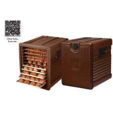 Bakery thermobox, chocolate colour, 100256, 660 AVATHERM 