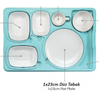 Farfurie plată de melamin de 23 cm, 150150, AVATHERM Farfurie plată de melamin de 23 cm, 150150, AVATHERM