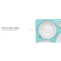 Фарфоровая глубокая тарелка Ø 20 см, 150125, AVATHERM