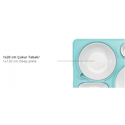 Farfurie adâncă de porțelan de 20 cm, 150125, AVATHERM