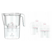 VIDA Фильтр кувшин белый с 3 Soft Extra картриджами, 815485-A, BWT