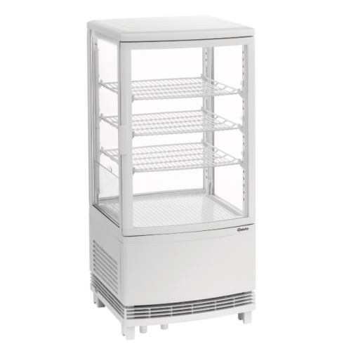 Mini vitrină frigorifică 75L2T albă, 700287, Bartscher Mini vitrină frigorifică 75L2T albă, 700287, Bartscher