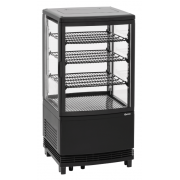 Мини-витрина холод. 64L2T черная, 700358GV1, Bartscher