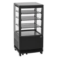 Mini vitrină frigorifică 64L2T neagră, 700358GV1, Bartscher