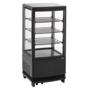Мини-витрина холодильная 75L2T черная, 700387, Bartscher