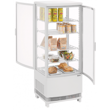 Mini vitrină frigorifică 98L2T albă, 700498, Bartscher