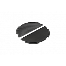 Plita fontă L semiluna - reversibila, Big Green Egg