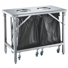 Стол для сортировки отходов с 2 отверстиями, CTT2VD, Casselin