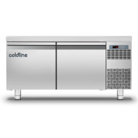 Морозильный стол SNACK с 2 дверьми h-630, TP12/1B-490, Coldline