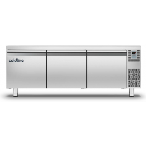 Холодильный стол SNACK с 3 дверьми h-630 Coldline TP16/1M-490