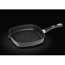 Square pan with BBQ pattern, with induction, I-E285BBQ, AMT