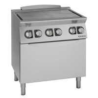Плита электрическая со сплошной поверхностью и духовкой, TE740E, Giorik
