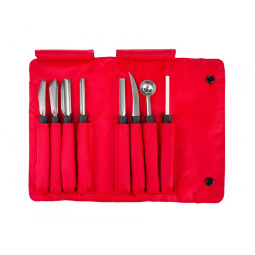 Set pentru carving din fructe si legume, 8 piese ICEL, 44100.HM01000.008