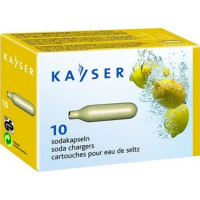 Одноразовые баллончики CO₂ для сифона воды 10 шт, 1101, Kayser Одноразовые баллончики CO₂ для сифона воды 10 шт, 1101, Kayser