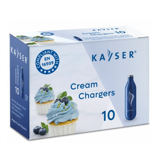 Зарядные баллончики N2O для сифона для сливок KAYSER (10 шт, синие)