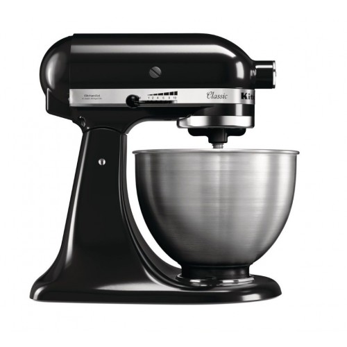 Mixerul staționar cu blocul KitchenAid CLASSIC înclinat de 4,3 l 5K45SSEWH