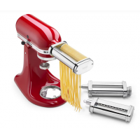 Набор для раскатки и резки пасты 3-Piece Pasta Roller and Cutter Set, 5KSMPRA-P, KitchenAid