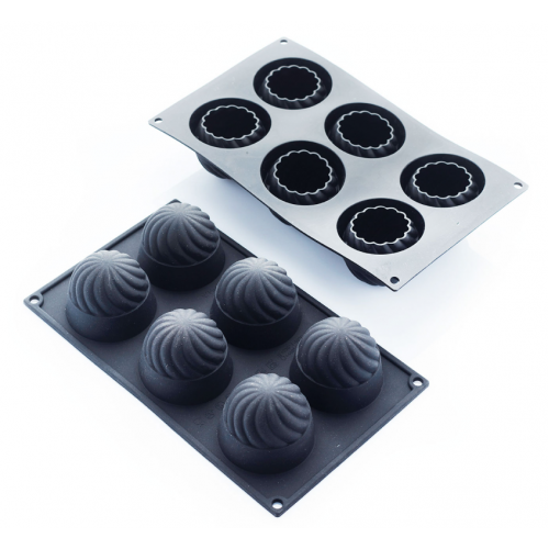 Силиконовая форма "Twist" ø 62 h 55 мм - 110ml, 30SIL506, Martellato