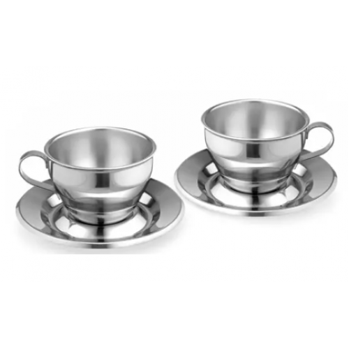 Set căni pentru cappuccino Metallurgica Motta 2 buc., 01514/00s2
