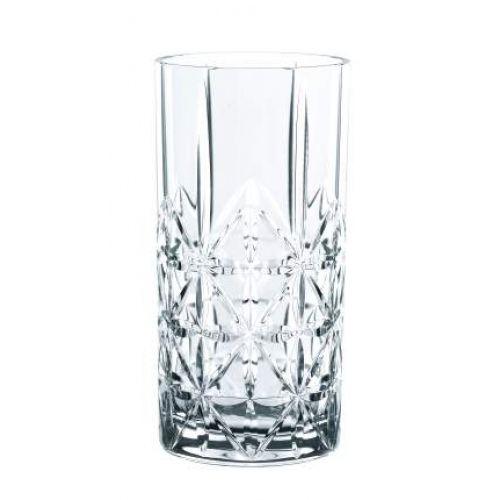 Set of 12 Longdrink glasses CROSS, HIGHLAND, 98232, Nachtmann