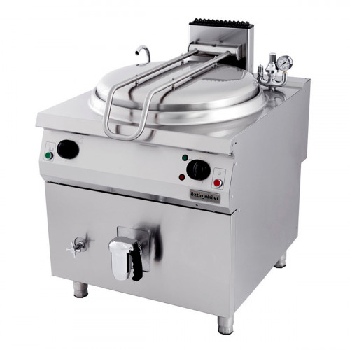 Gas Cylindrical Boiling Pan 150 lt Indirect Heat, OTGI 150, Ozti, 7855.N1.80908.02