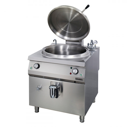 Electric Cylindrical Boiling Pan 100 lt , Indirect Heat, OTEI 100, Ozti, 7855.N1.80908.04
