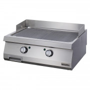 Full Module Ribbed Electric Grill, steel, OGE 8070 N, series 700, Ozti, 7864.N1.80703.11