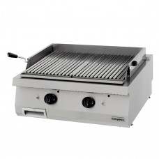 Half Module Ribbed Electric Grill, chrome plated, OLG 8070, series 700, Ozti, 7864.N1.80703.20