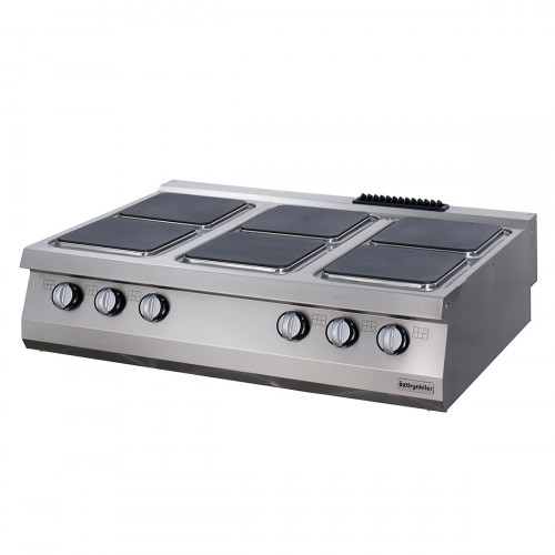 One and half module with 6 Hot Plates Electric Boiling Top, 900 serie, OSOE 12090, Ozti, 7865.N1.12903.21
