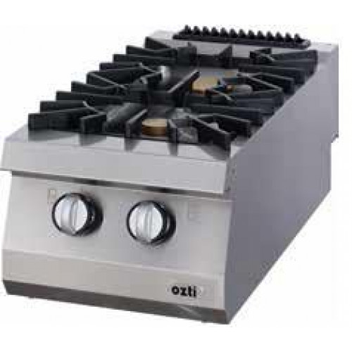 Full Module Gas Boiling Top, 2 Open Burners, 900 Serie, OSOG 4090, Ozti, 7865.N1.40903.20