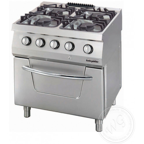 Gas Range, with gas oven OSOGF 8070 LP, series 700, Ozti, 7865.N1.80708.10LP