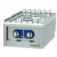 Plită pe gaz cu 2 ochiuri, de masă OSOG 4070 LE / OPTIMUM 700 SERIE, 7865.N2.40703.33L, Ozti