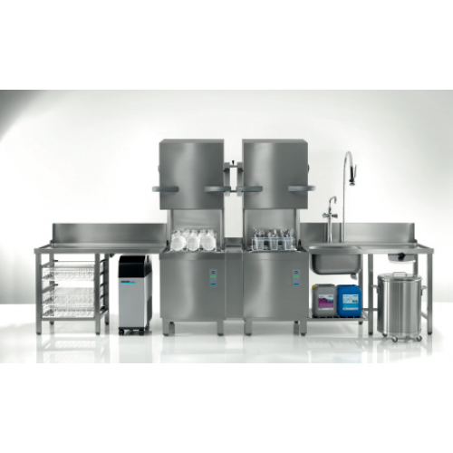 Купольная базовая посудомоечная машина, PT-500 TwinSet (комбинация двух машин) HighTemp (высокая температура), Winterhalter