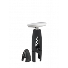 Continuous turn Corkscrews with foil-cutter base , black,  17 cm, 200459, Altar, Peugeot
