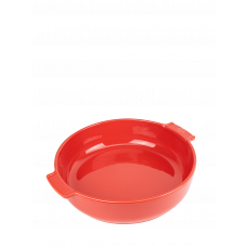 Round  ceramic baker, red  color, 34 cm, 60251, Appolia, Peugeot