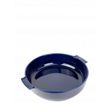 Round  ceramic baker, slate color,34 cm, 60275, Appolia, Peugeot