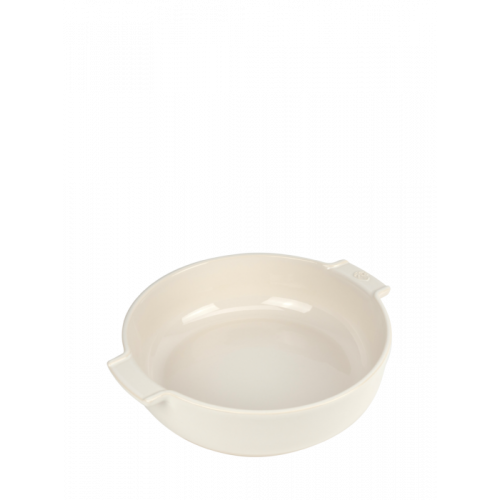 Formă  ceramică rotundă, culoare ecru, 27 cm, 60282, Appolia, Peugeot