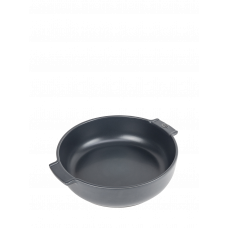 Round  ceramic baker, slate  color, 27 cm, 60305, Appolia, Peugeot