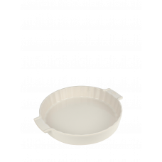 Formă  ceramică, de culoare ecru, pentru plăcinte cu carne, 28 cm, 60381, Tourtière ,Appolia, Peugeot