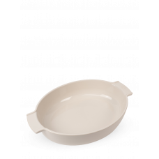 Oval  ceramic baker, ecru color, 40 cm, 60541, Appolia, Peugeot