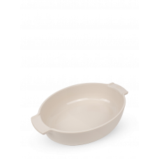 Oval  ceramic baker, ecru color,31 cm, 60589, Appolia, Peugeot