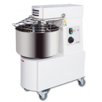 Malaxor RestoItalia pentru aluat cu 2 viteze, pe roți (2 roți cu frână) GH 20 2V, 7010141020E